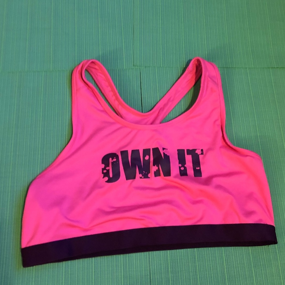 Women’s pink Danskin sports bra